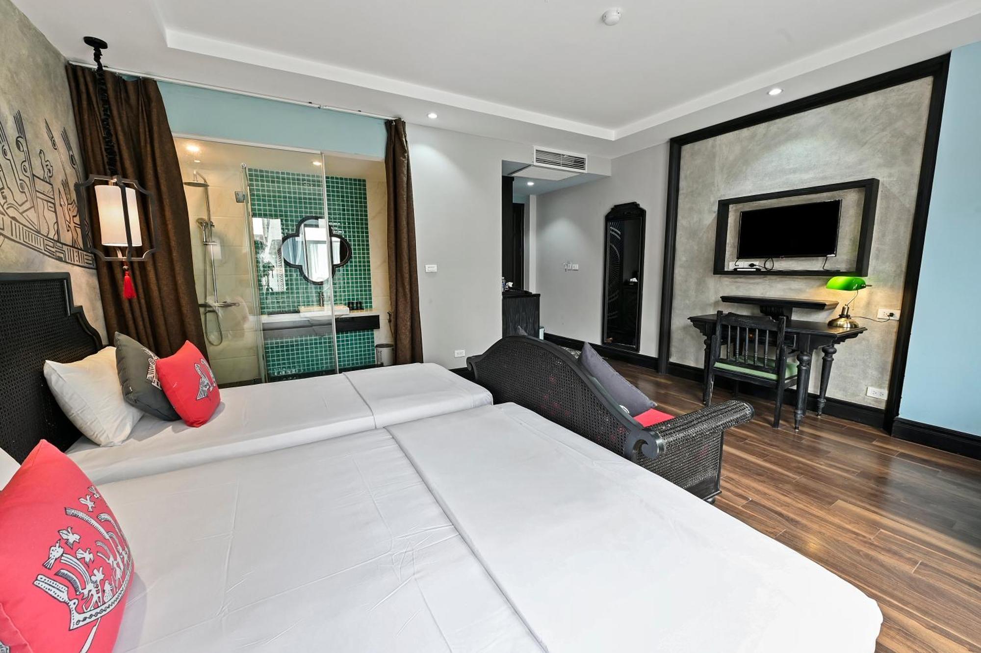 22Land Residence Hotel & Spa 52 Ngo Huyen Hanoi Dış mekan fotoğraf